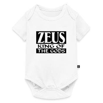 Zeus _-_ King_Of_The_Gods - Body à manches courtes Premium Bébé - blanc - Devant