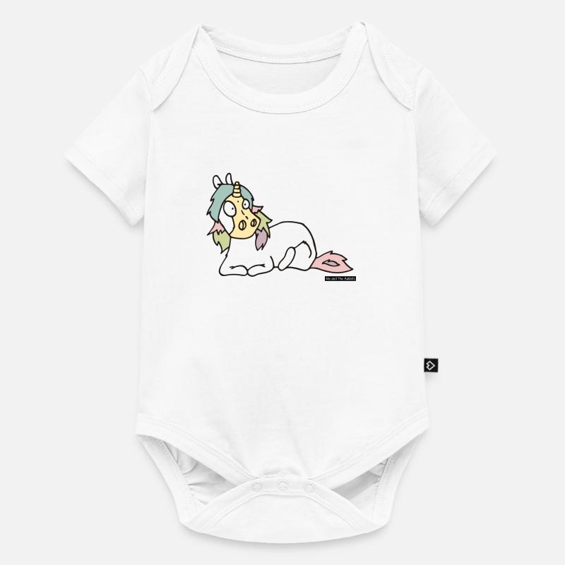 Cheval n ° 3 - Body à manches courtes Premium Bébé - blanc