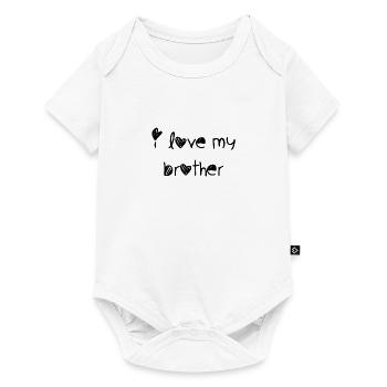 J'aime mon frère - Body à manches courtes Premium Bébé - blanc - Devant