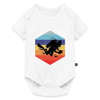 Taucher Diving Scuba Taucher Diver Free Dive - Baby Premium short-sleeve bodysuit - white - Front