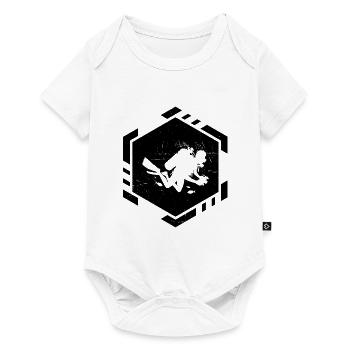 Diving Scuba Tauchen Diver Scuba Diver - Baby Premium short-sleeve bodysuit - white - Front