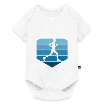 Race Men Women Running Jogging Jogging - Baby Premium short-sleeve bodysuit - white - Front
