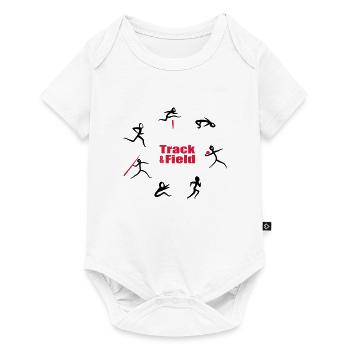 Decathlon, athlétisme - Body à manches courtes Premium Bébé - blanc - Devant