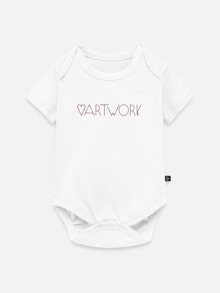 ARTWORK - Baby Premium Kurzarmbody - Weiß