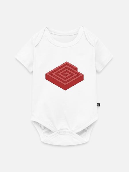 Labyrinth - Baby Premium Kurzarmbody - Weiß