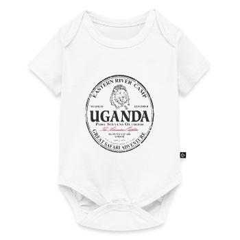 Ouganda - Lion - Body à manches courtes Premium Bébé - blanc - Devant