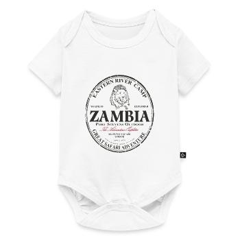 Zambia - Lion - Baby Premium short-sleeve bodysuit - white - Front