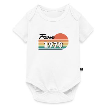 From 1970 - Baby Premium short-sleeve bodysuit - white - Front