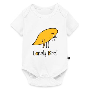 Lonely Bird - Baby Premium short-sleeve bodysuit - white - Front