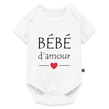 Bébé d'amour - Body à manches courtes Premium Bébé - blanc - Devant