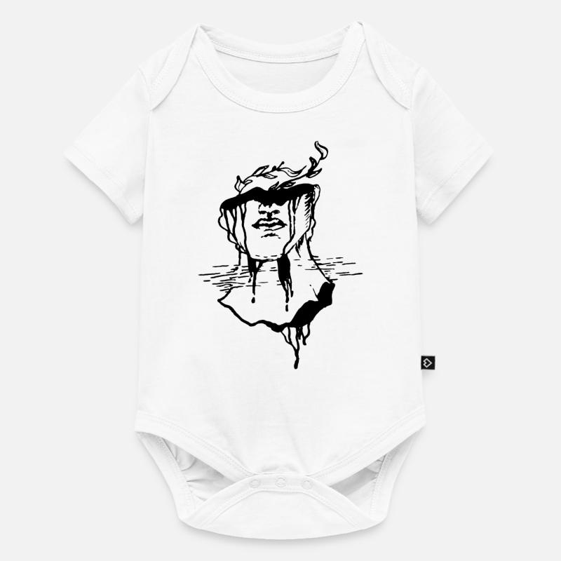 tête - Body à manches courtes Premium Bébé - blanc