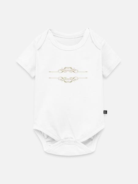 Trennlinien · Headers · Frames - Baby Premium Kurzarmbody - Weiß