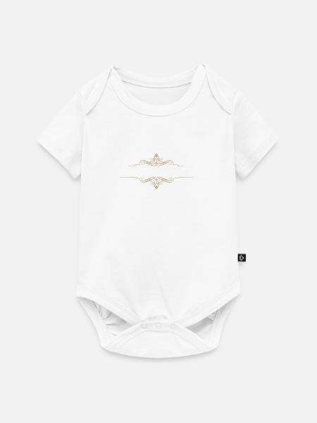Trennlinien · Headers · Frames - Baby Premium Kurzarmbody - Weiß