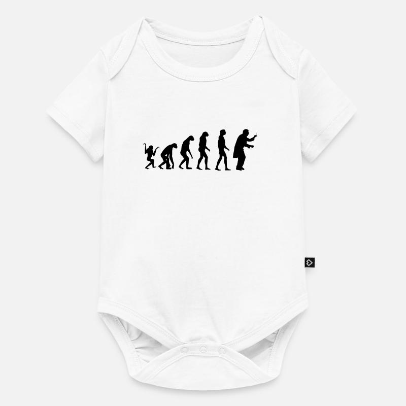 Evolution Dirigent - Baby Premium Kurzarmbody - Weiß