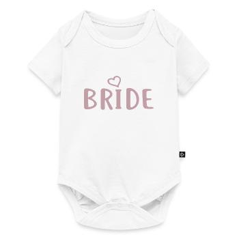 Bride - Junggessellinenabschied - BRIDE Imprimer - Body à manches courtes Premium Bébé - blanc - Devant