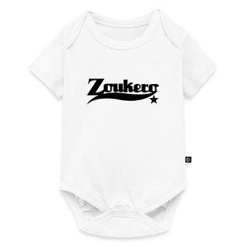 Zoukero Star - Zouk Danse shirt - Body à manches courtes Premium Bébé - blanc - Devant