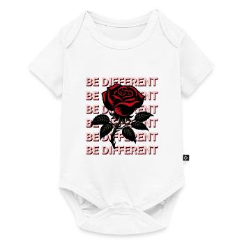 BE DIFFERENT – Red Rose Self-Love Positivity - Baby Premium short-sleeve bodysuit - white - Front