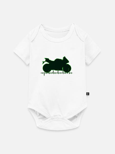 R1cardiogramma01 - Baby Premium Kurzarmbody - Weiß
