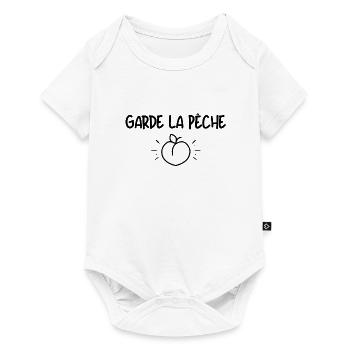 garde la pêche. cadeau - Body à manches courtes Premium Bébé - blanc - Devant