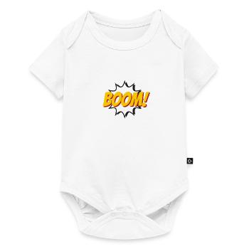 boom. boom explosion comic cartoon t-shirt - Baby Premium short-sleeve bodysuit - white - Front