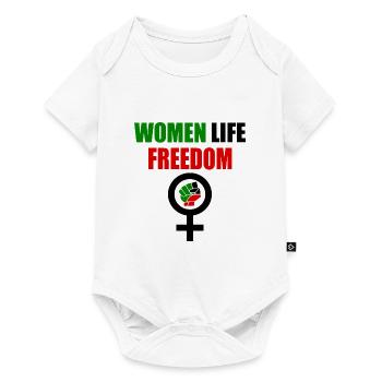 Women life freedom - Body à manches courtes Premium Bébé - blanc - Devant