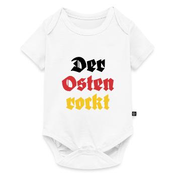 Der Osten Rockt Ostdeutschland - Baby Premium Kurzarmbody - Weiß - Vorne