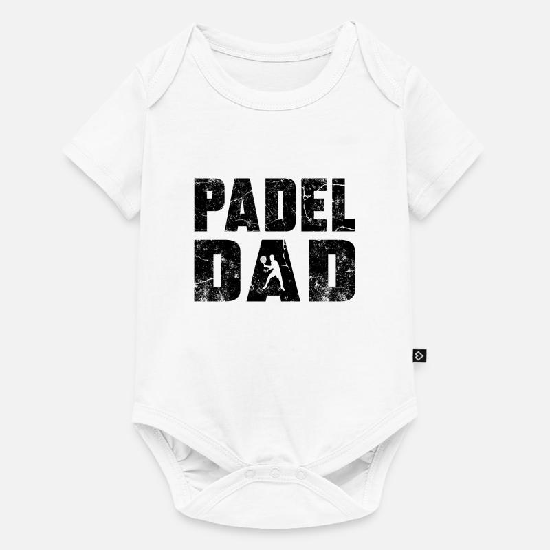 Padel Dad - Body à manches courtes Premium Bébé - blanc
