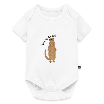 Otter gift Otter lover Otter motif cute - Baby Premium short-sleeve bodysuit - white - Front