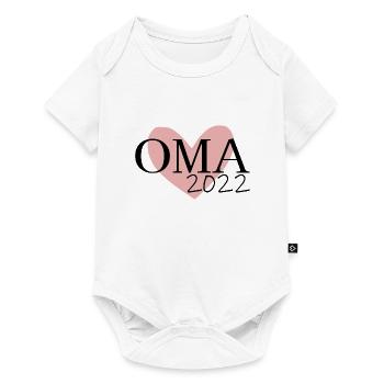 Oma 2022 - Baby Premium Kurzarmbody - Weiß - Vorne