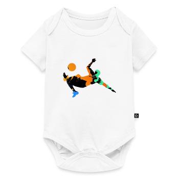 football - Baby Premium short-sleeve bodysuit - white - Front