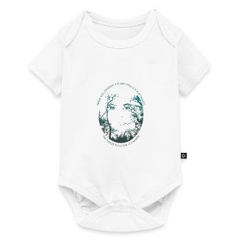 Inspiring saying Trees Philosophy Quote Forest - Baby Premium short-sleeve bodysuit - white - Front