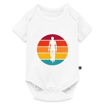 Cycliste VTT Cyclisme Cyclisme - Body à manches courtes Premium Bébé - blanc - Devant