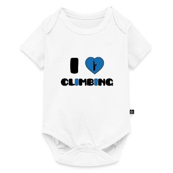 I Love Climbing - Body à manches courtes Premium Bébé - blanc - Devant