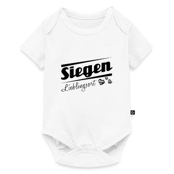 Siegen - Lieblingsort mit Stadtnamen - Baby Premium Kurzarmbody - Weiß - Vorne