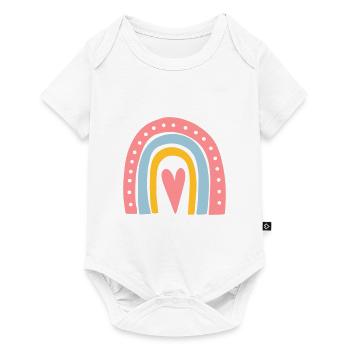 Rainbow - Baby Premium short-sleeve bodysuit - white - Front