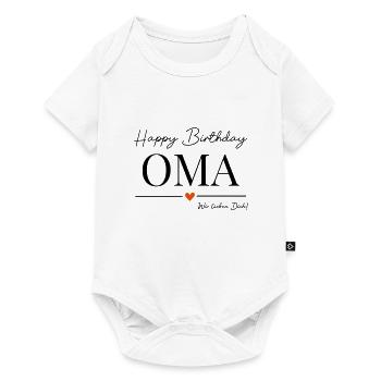 Happy Birthday Grandma / Grandma's Birthday - Baby Premium short-sleeve bodysuit - white - Front