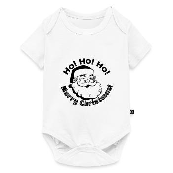 Santa Claus Merry Christmas - Baby Premium short-sleeve bodysuit - white - Front