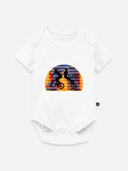 BMX - Baby Premium Kurzarmbody - Weiß