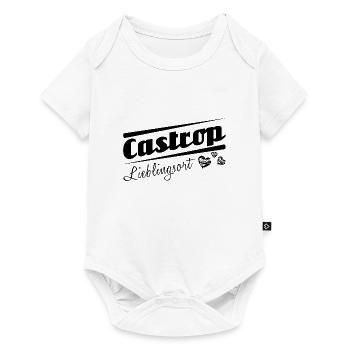 Castrop - Lieblingsort mit Stadtnamen - Baby Premium Kurzarmbody - Weiß - Vorne