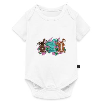 Western Rabbit - Baby Premium Kurzarmbody - Weiß - Vorne