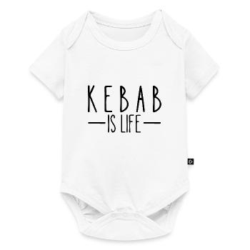 Kebab ist Leben - Baby Premium Kurzarmbody - Weiß - Vorne