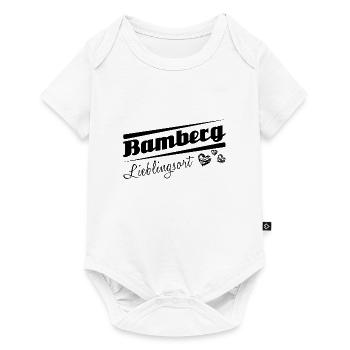 Bamberg - Lieblingsort mit Stadtnamen - Baby Premium Kurzarmbody - Weiß - Vorne