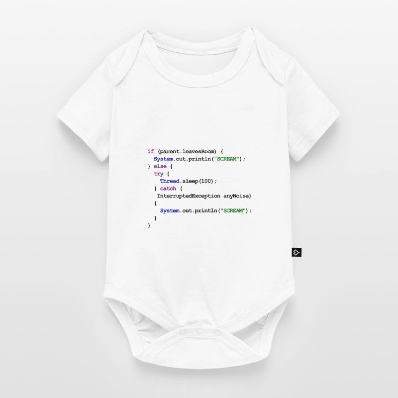 Java Code New Baby - InterruptedException Baby Premium short-sleeve bodysuit