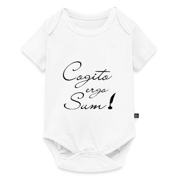 Cogito ergo Sum - Body à manches courtes Premium Bébé - blanc - Devant