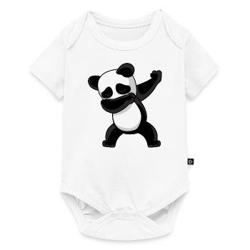 Dabbing Dab Panda - Baby Premium short-sleeve bodysuit - white - Front