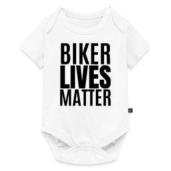 biker lives matter - Baby Premium short-sleeve bodysuit - white - Front