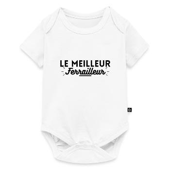 le meilleur ferrailleur. cadeau ferrailleur - Body à manches courtes Premium Bébé - blanc - Devant