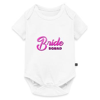 Bride Squad Rose - Body à manches courtes Premium Bébé - blanc - Devant