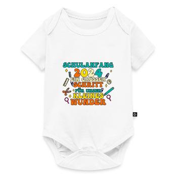 Parents Schoolchild Primary School First Grade School Enrollment - Baby Premium short-sleeve bodysuit - white - Front