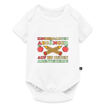1st class school child beginning of school kindergarten day care E - Baby Premium short-sleeve bodysuit - white - Front